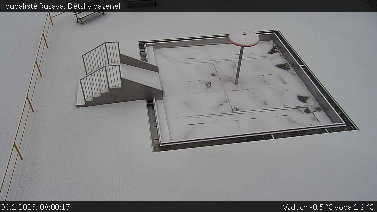Koupaliště Rusava - Dětský bazének - 30.1.2026 v 08:00