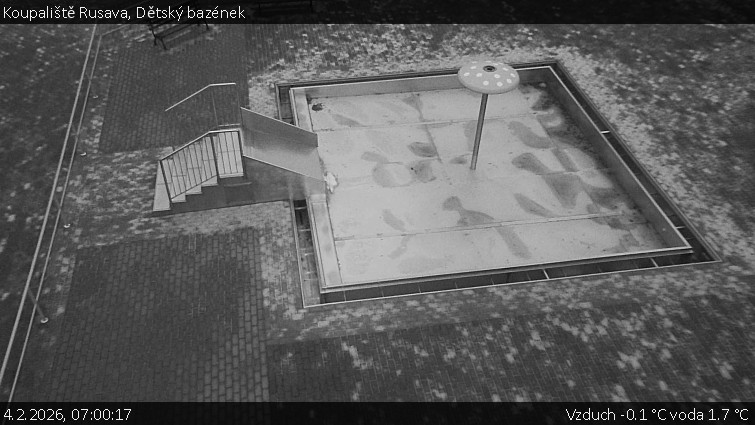 Koupaliště Rusava - Dětský bazének - 4.2.2026 v 07:00