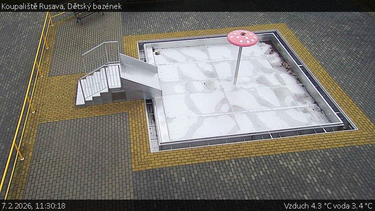 Koupaliště Rusava - Dětský bazének - 7.2.2026 v 11:30