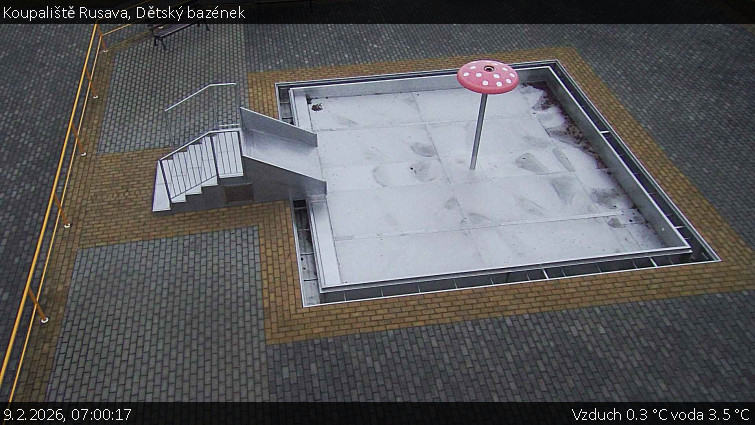 Koupaliště Rusava - Dětský bazének - 9.2.2026 v 07:00