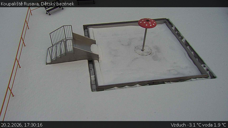 Koupaliště Rusava - Dětský bazének - 20.2.2026 v 17:30