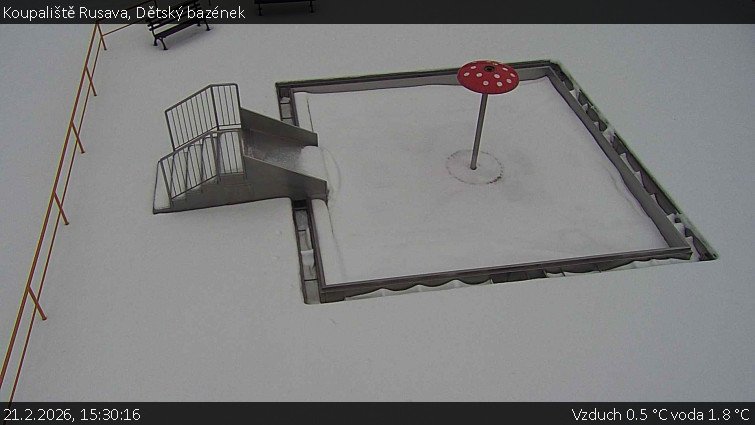 Koupaliště Rusava - Dětský bazének - 21.2.2026 v 15:30