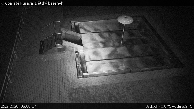 Koupaliště Rusava - Dětský bazének - 25.2.2026 v 03:00