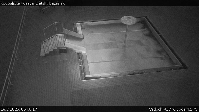 Koupaliště Rusava - Dětský bazének - 28.2.2026 v 06:00
