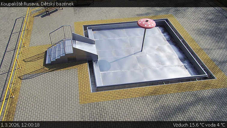 Koupaliště Rusava - Dětský bazének - 1.3.2026 v 12:00