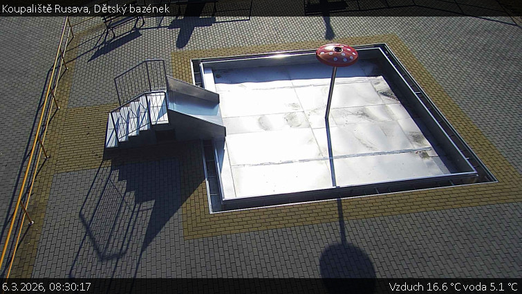 Koupaliště Rusava - Dětský bazének - 6.3.2026 v 08:30