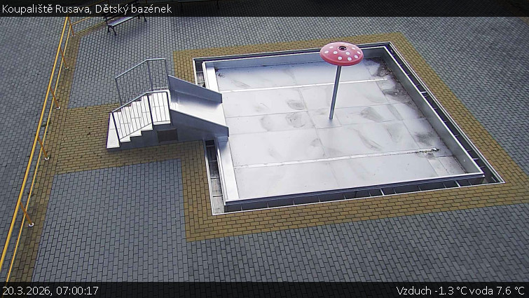 Koupaliště Rusava - Dětský bazének - 20.3.2026 v 07:00