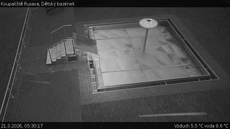 Koupaliště Rusava - Dětský bazének - 21.3.2026 v 05:30