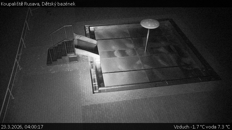 Koupaliště Rusava - Dětský bazének - 23.3.2026 v 04:00