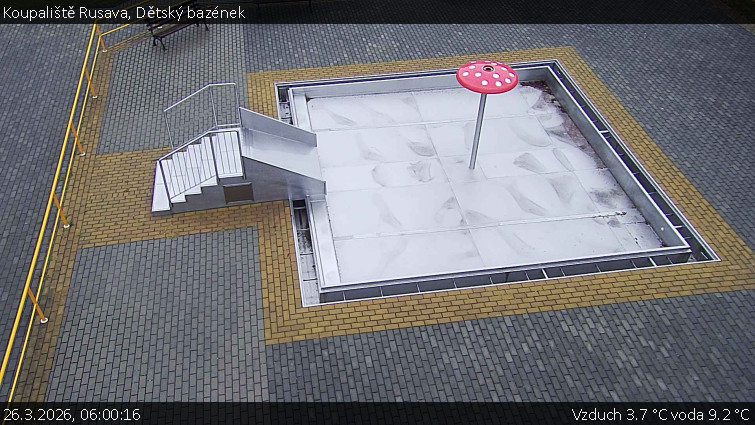 Koupaliště Rusava - Dětský bazének - 26.3.2026 v 06:00