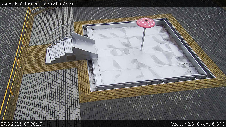 Koupaliště Rusava - Dětský bazének - 27.3.2026 v 07:30