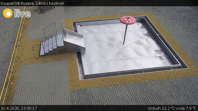 Koupaliště Rusava - Dětský bazének - 10.4.2026 v 13:30