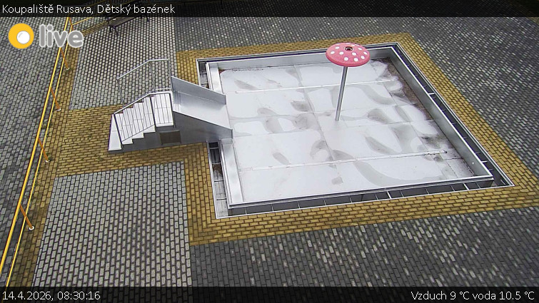 Koupaliště Rusava - Dětský bazének - 14.4.2026 v 08:30