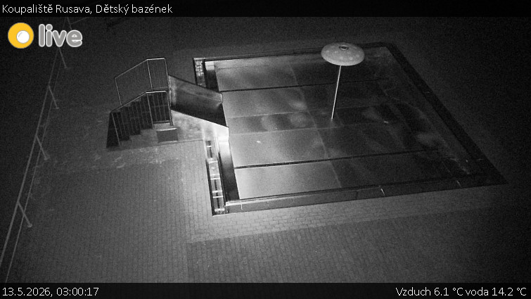 Koupaliště Rusava - Dětský bazének - 13.5.2026 v 03:00