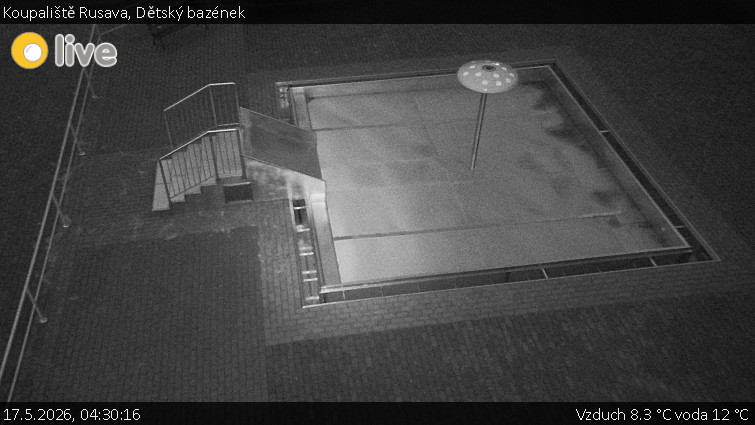 Koupaliště Rusava - Dětský bazének - 17.5.2026 v 04:30