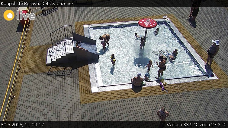 Koupaliště Rusava - Dětský bazének - 30.6.2026 v 11:00
