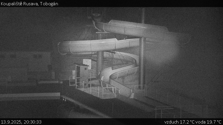 Koupaliště Rusava - Tobogán - 13.9.2025 v 20:30