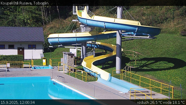 Koupaliště Rusava - Tobogán - 15.9.2025 v 12:00