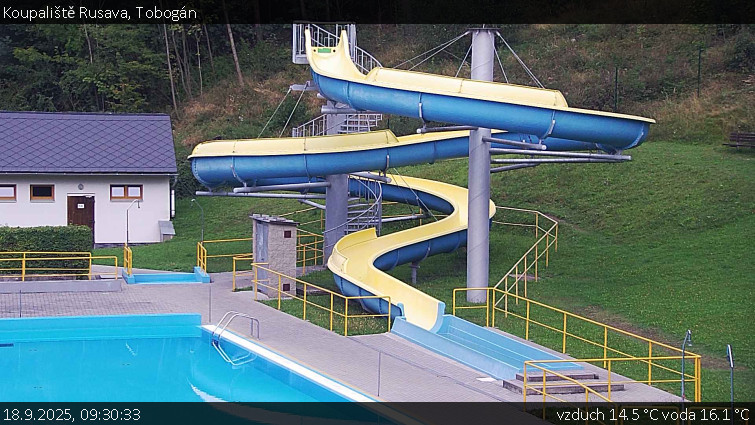 Koupaliště Rusava - Tobogán - 18.9.2025 v 09:30