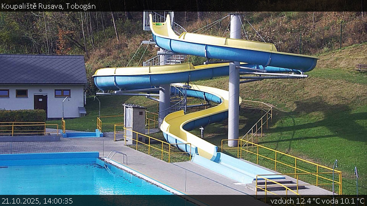 Koupaliště Rusava - Tobogán - 21.10.2025 v 14:00 Koupaliště Rusava - Tobogán - 21.10.2025 v 14:00