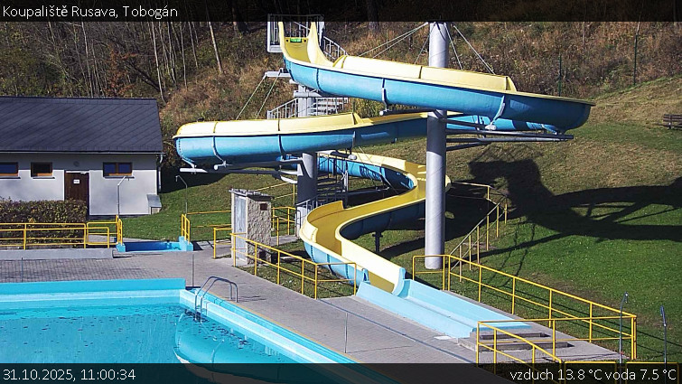 Koupaliště Rusava - Tobogán - 31.10.2025 v 11:00