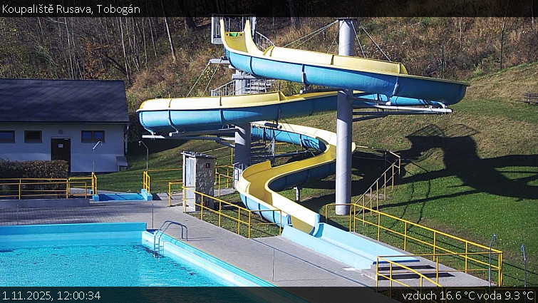 Koupaliště Rusava - Tobogán - 1.11.2025 v 12:00 Koupaliště Rusava - Tobogán - 1.11.2025 v 12:00