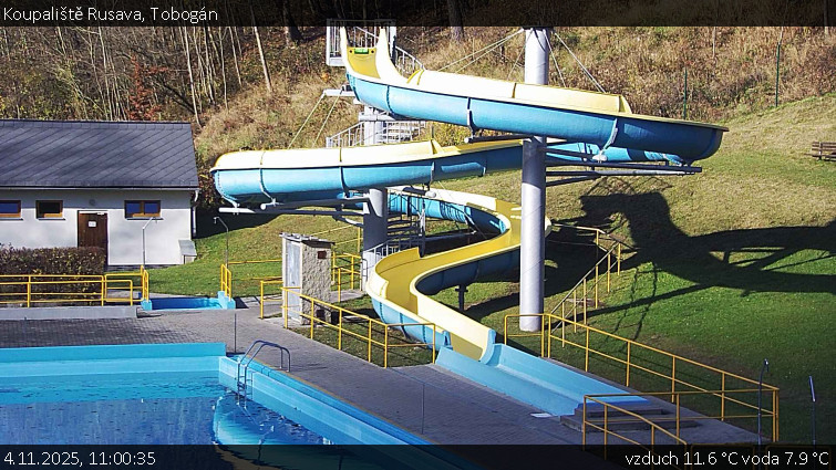 Koupaliště Rusava - Tobogán - 4.11.2025 v 11:00