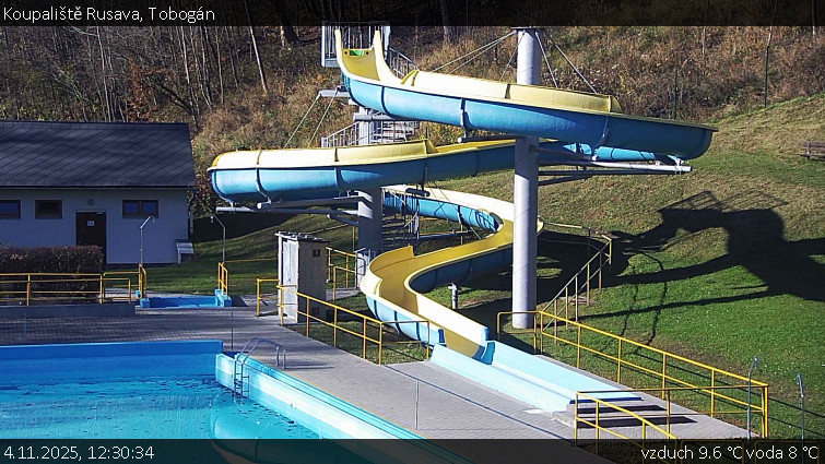 Koupaliště Rusava - Tobogán - 4.11.2025 v 12:30