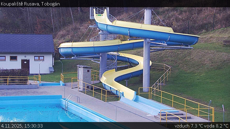 Koupaliště Rusava - Tobogán - 4.11.2025 v 15:30