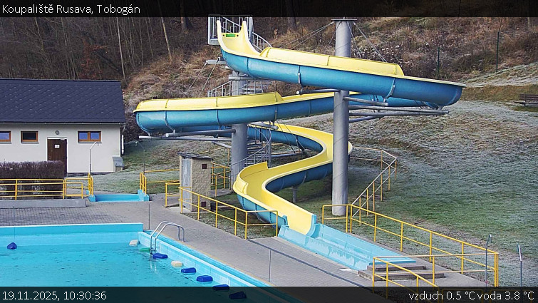 Koupaliště Rusava - Tobogán - 19.11.2025 v 10:30