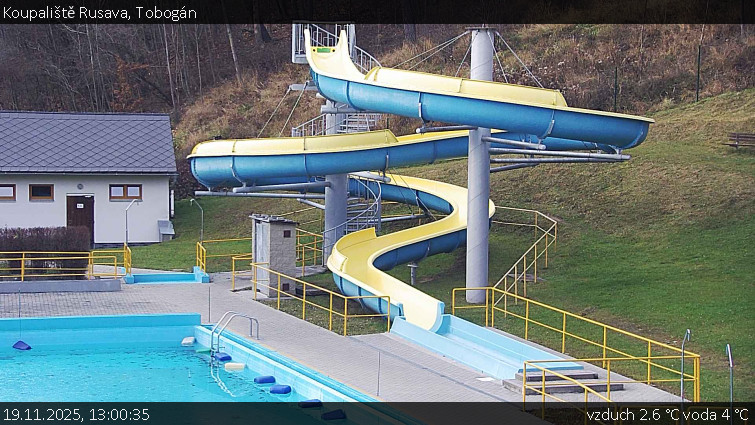 Koupaliště Rusava - Tobogán - 19.11.2025 v 13:00
