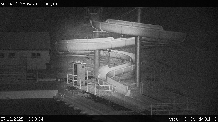 Koupaliště Rusava - Tobogán - 27.11.2025 v 03:30