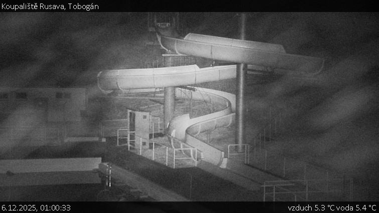 Koupaliště Rusava - Tobogán - 6.12.2025 v 01:00
