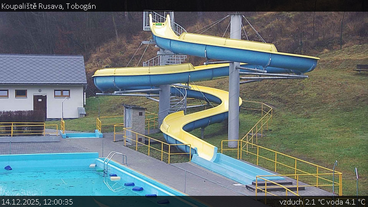 Koupaliště Rusava - Tobogán - 14.12.2025 v 12:00