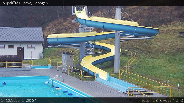 Koupaliště Rusava - Tobogán - 14.12.2025 v 14:00