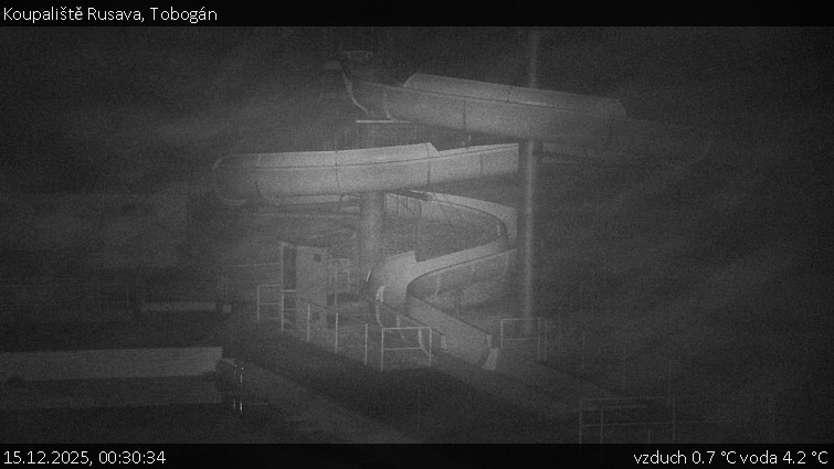 Koupaliště Rusava - Tobogán - 15.12.2025 v 00:30
