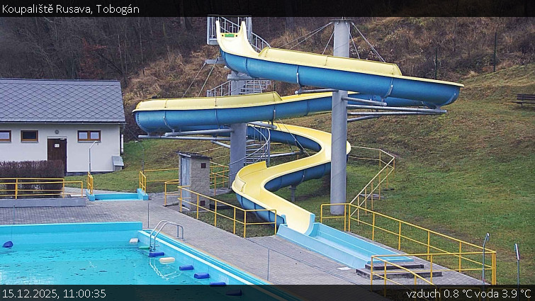 Koupaliště Rusava - Tobogán - 15.12.2025 v 11:00