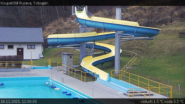 Koupaliště Rusava - Tobogán - 16.12.2025 v 12:30
