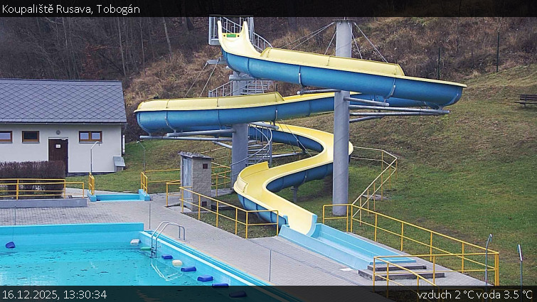 Koupaliště Rusava - Tobogán - 16.12.2025 v 13:30