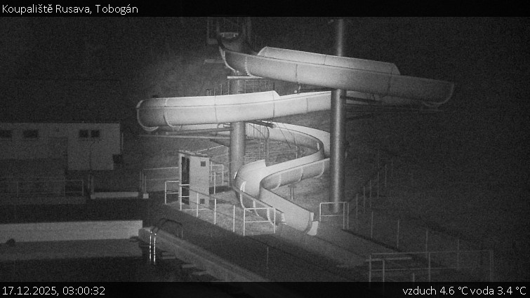 Koupaliště Rusava - Tobogán - 17.12.2025 v 03:00