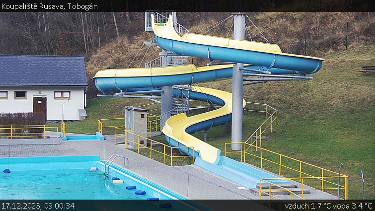 Koupaliště Rusava - Tobogán - 17.12.2025 v 09:00