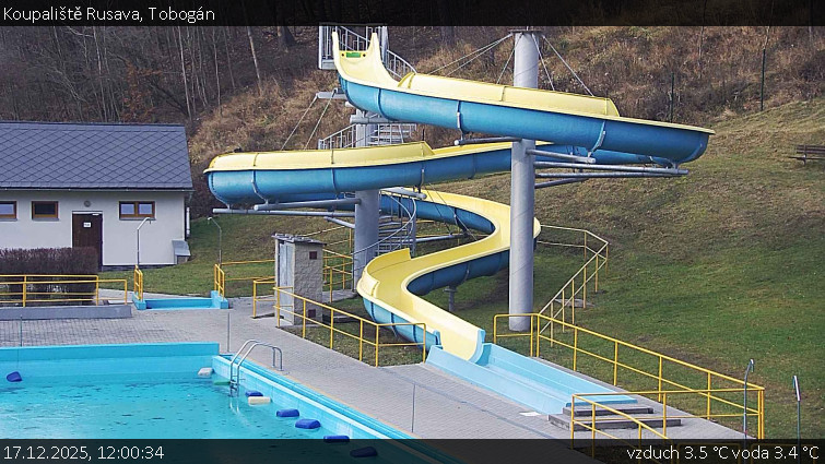 Koupaliště Rusava - Tobogán - 17.12.2025 v 12:00