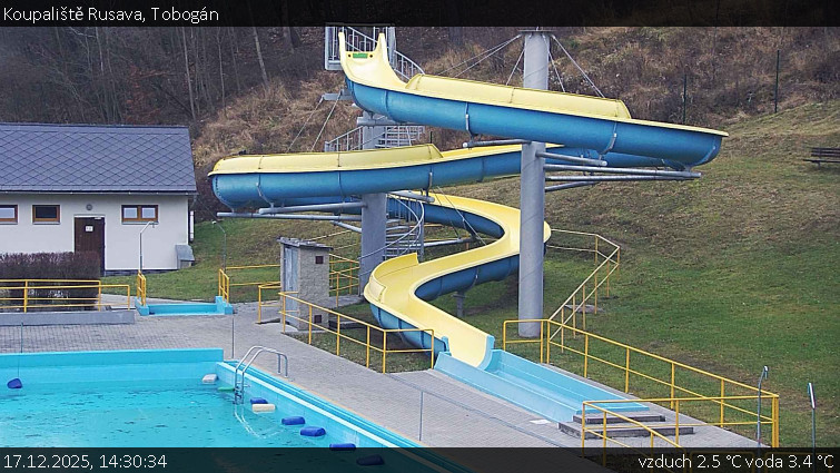 Koupaliště Rusava - Tobogán - 17.12.2025 v 14:30