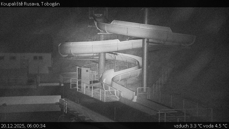 Koupaliště Rusava - Tobogán - 20.12.2025 v 06:00