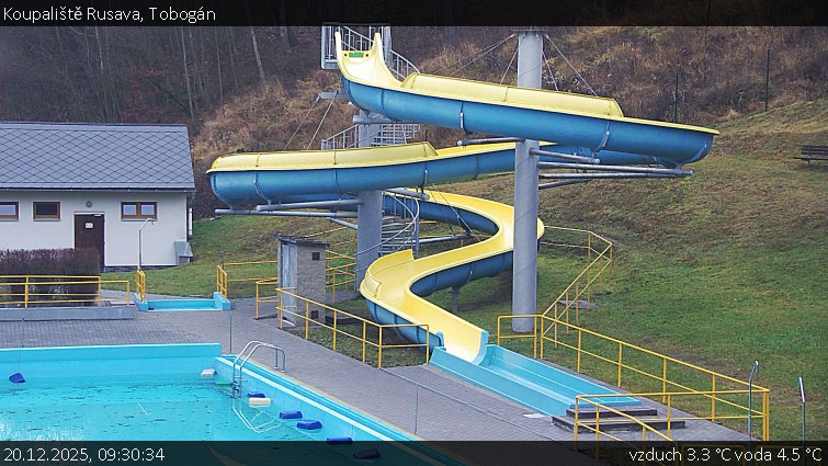 Koupaliště Rusava - Tobogán - 20.12.2025 v 09:30
