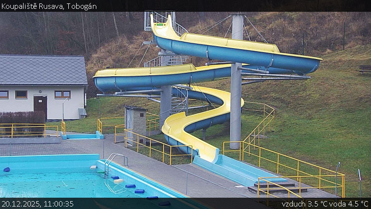 Koupaliště Rusava - Tobogán - 20.12.2025 v 11:00