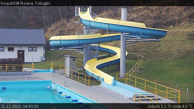 Koupaliště Rusava - Tobogán - 21.12.2025 v 14:30
