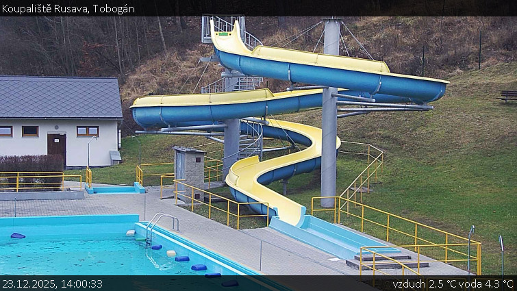 Koupaliště Rusava - Tobogán - 23.12.2025 v 14:00