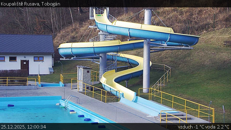 Koupaliště Rusava - Tobogán - 25.12.2025 v 12:00
