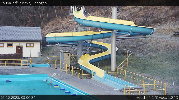 Koupaliště Rusava - Tobogán - 26.12.2025 v 08:00